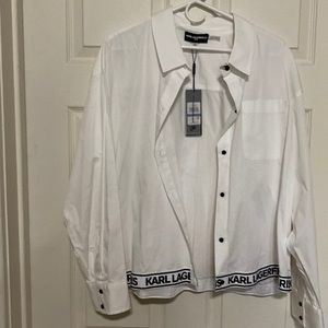 Karl Lagerfeld white shirt